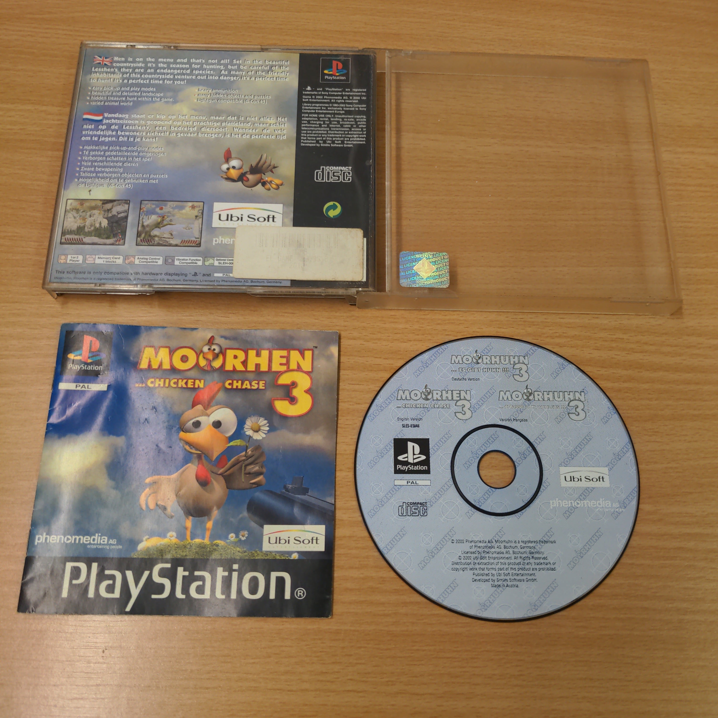 Moorhen 3 Chicken Chase Sony PS1 game Moorhen 3 Chicken Chase Sony PS1 game